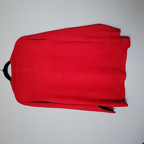 Lane Bryant Vibrant Casual NWOT Red Button Front Longline Cardigan 18/20 - Picture 7 of 11